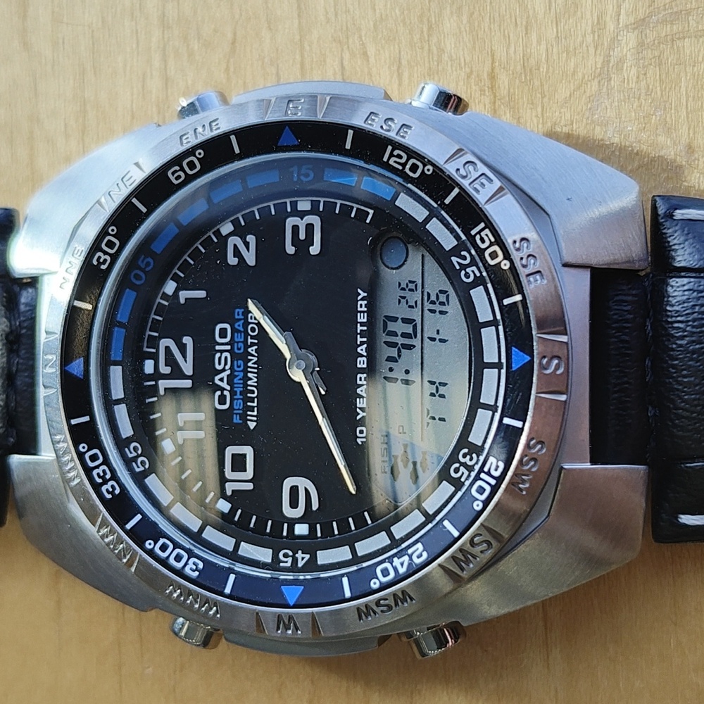 Casio fishing gear watch